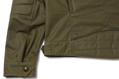 Belstaff Humber Motorcycle Jacket Olive Green