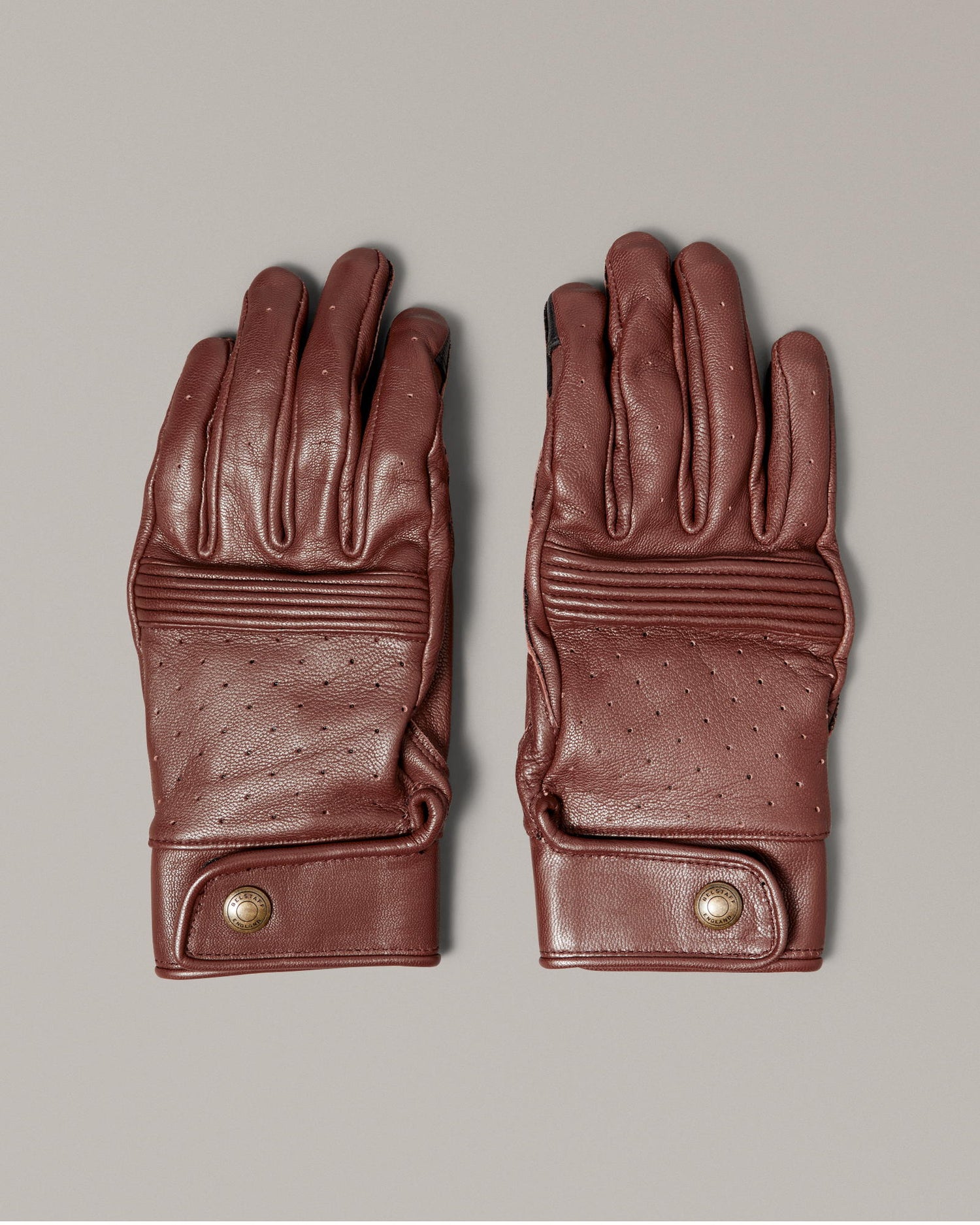 Belstaff Montgomery Glove Oxblood