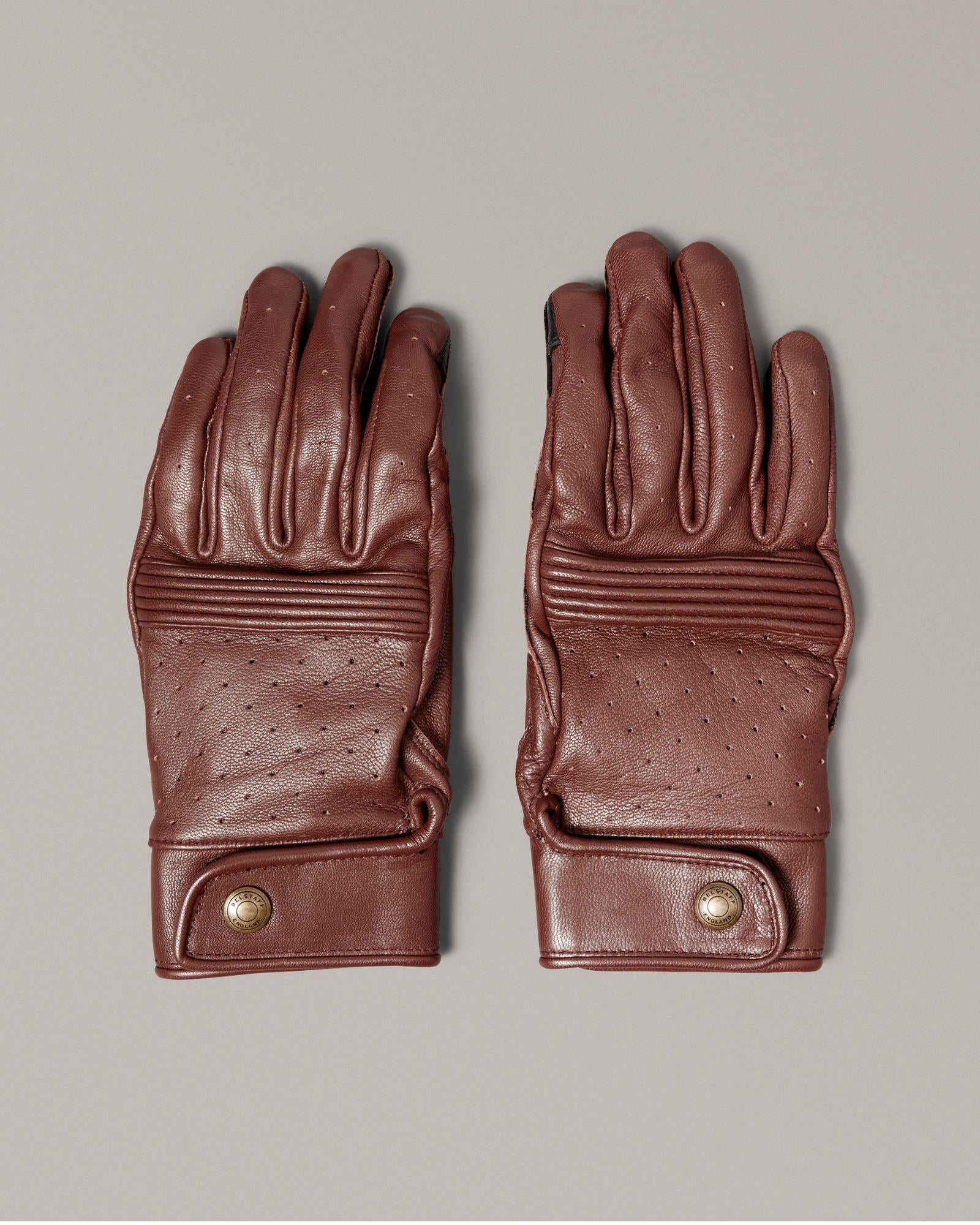 Belstaff Montgomery Glove Oxblood