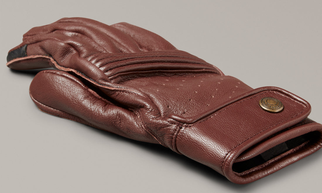 Belstaff Montgomery Glove Oxblood