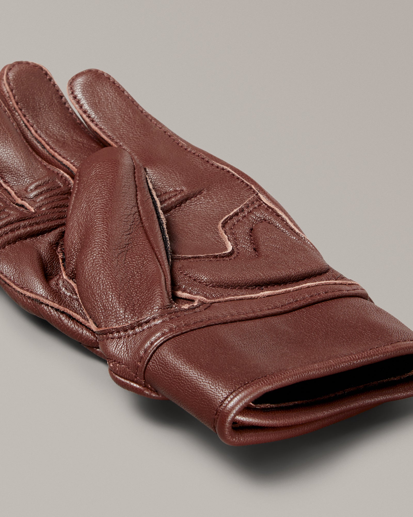 Belstaff Montgomery Glove Oxblood