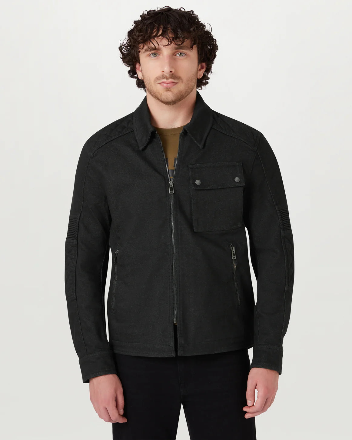 Belstaff Outrider Motorcycle Overshirt Black