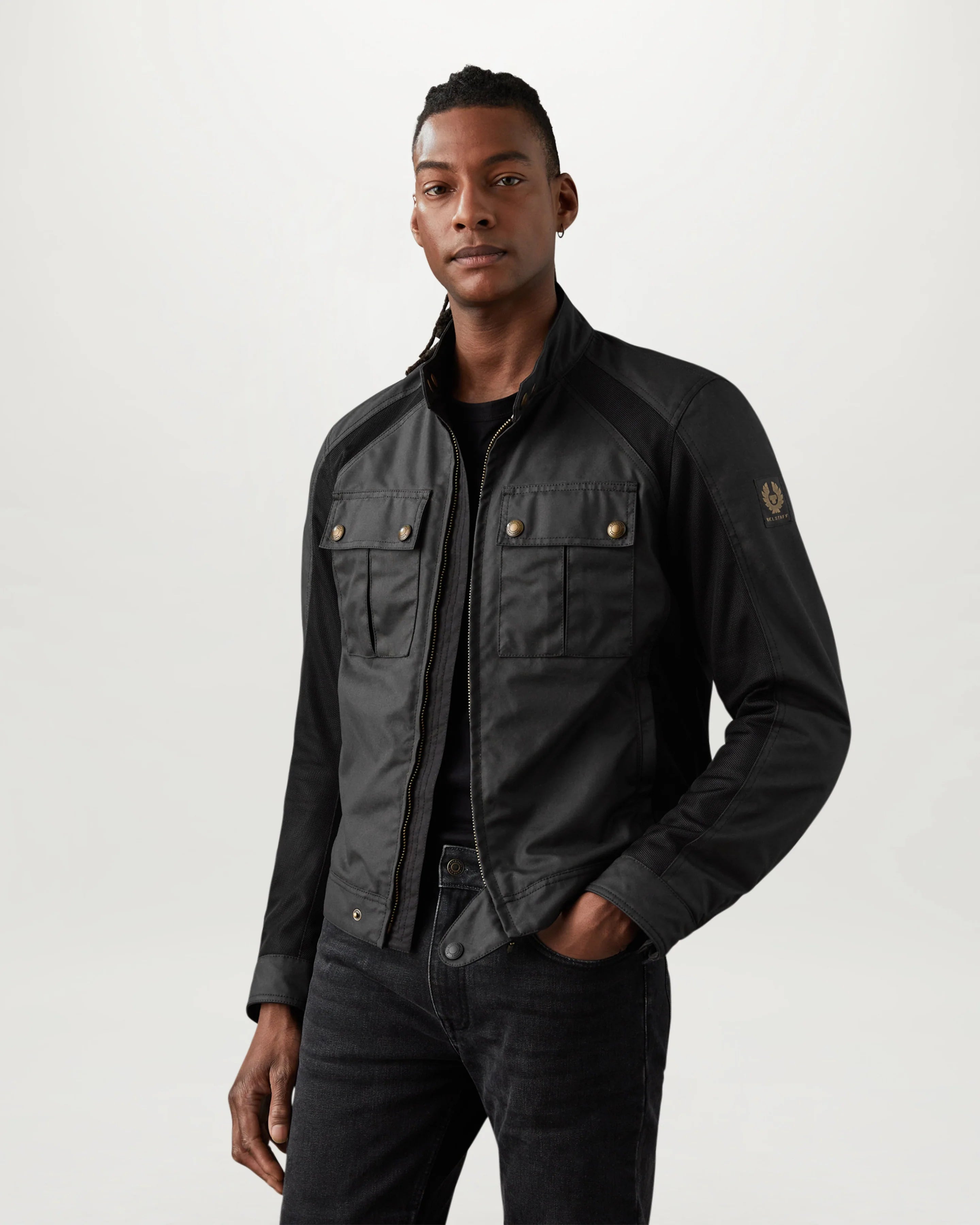 Belstaff Temple Motorcycle Jacket Black