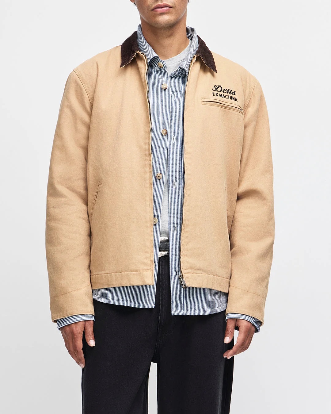 Deus Ex Machina Address Workwear Jacket Dijon Tan