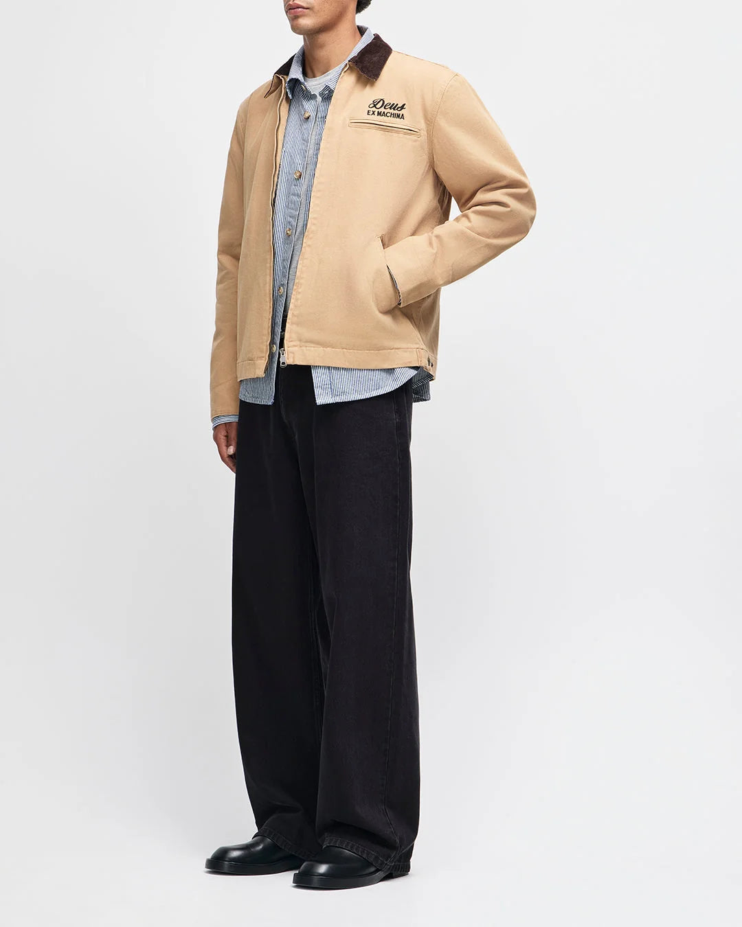 Deus Ex Machina Address Workwear Jacket Dijon Tan