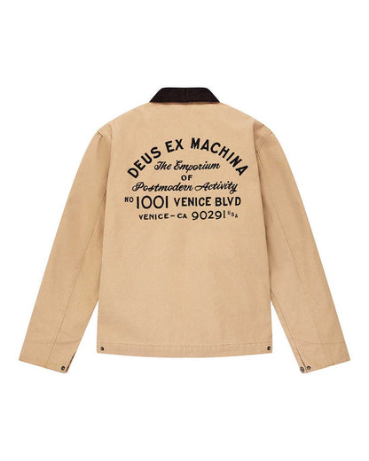 Deus Ex Machina Address Workwear Jacket Dijon Tan