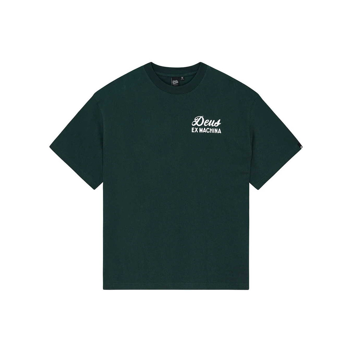 Deus Ex Machina Biarritz Sign Tee Racing Green