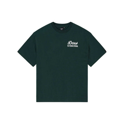 Deus Ex Machina Biarritz Sign Tee Racing Green