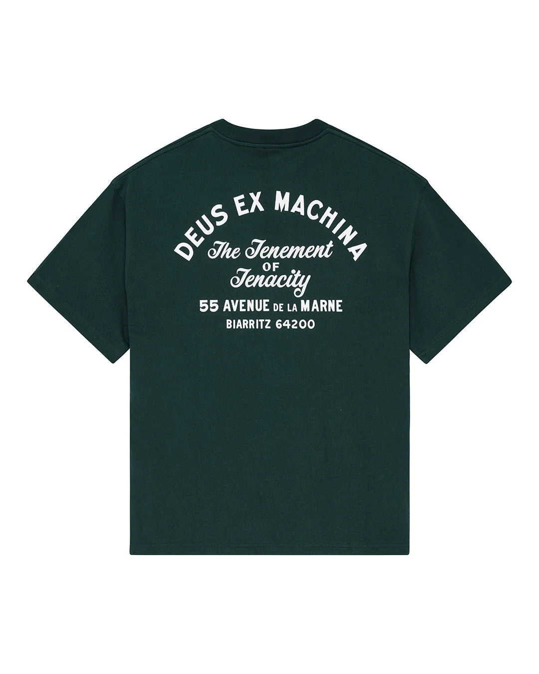Deus Ex Machina Biarritz Sign Tee Racing Green