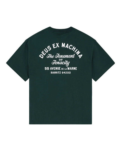 Deus Ex Machina Biarritz Sign Tee Racing Green