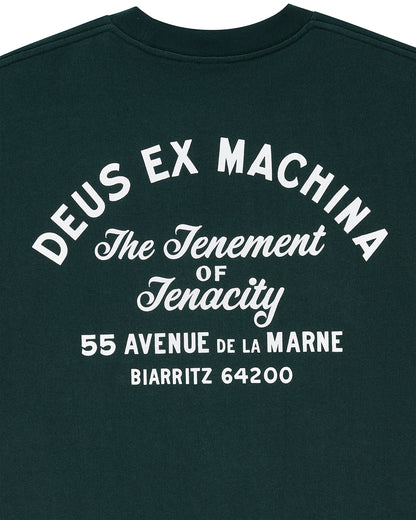 Deus Ex Machina Biarritz Sign Tee Racing Green
