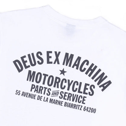 Deus Ex Machina Biarritz Address Tee White
