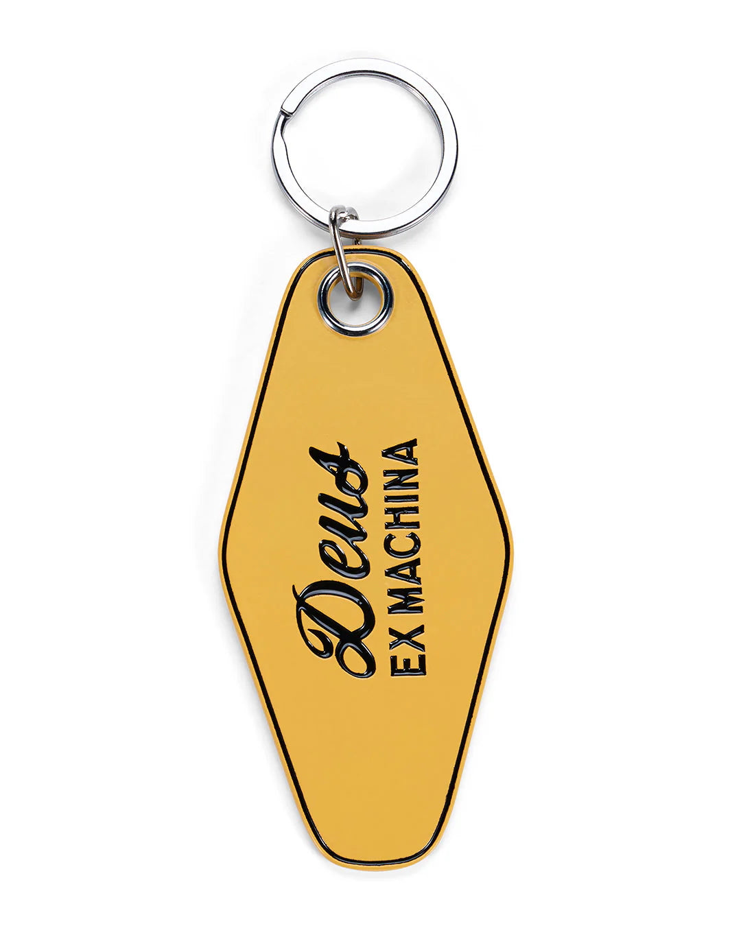 Deus Ex Machina Canggu Metal Key Tag Citrus Yellow