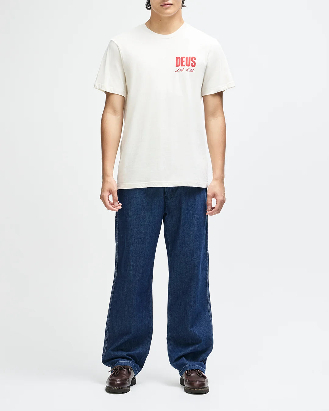 Deus Ex Machina Cutaway Tee Vintage White