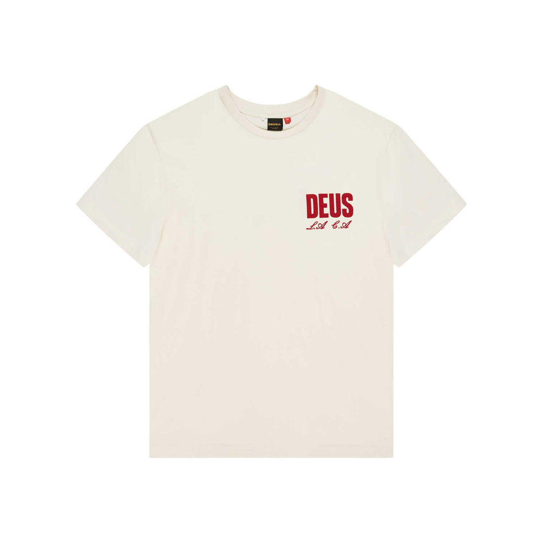 Deus Ex Machina Cutaway Tee Vintage White