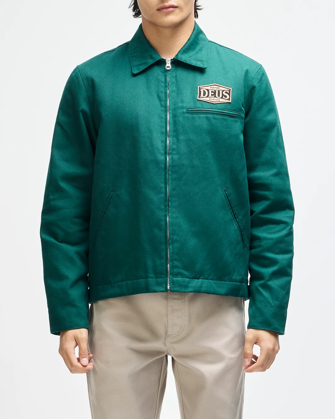 Deus Ex Machina Earls Work Jacket Racing Green