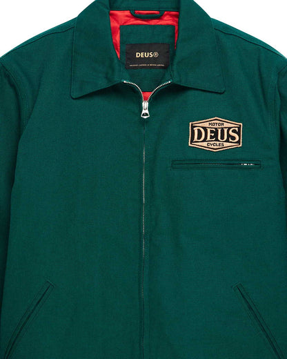 Deus Ex Machina Earls Work Jacket Racing Green