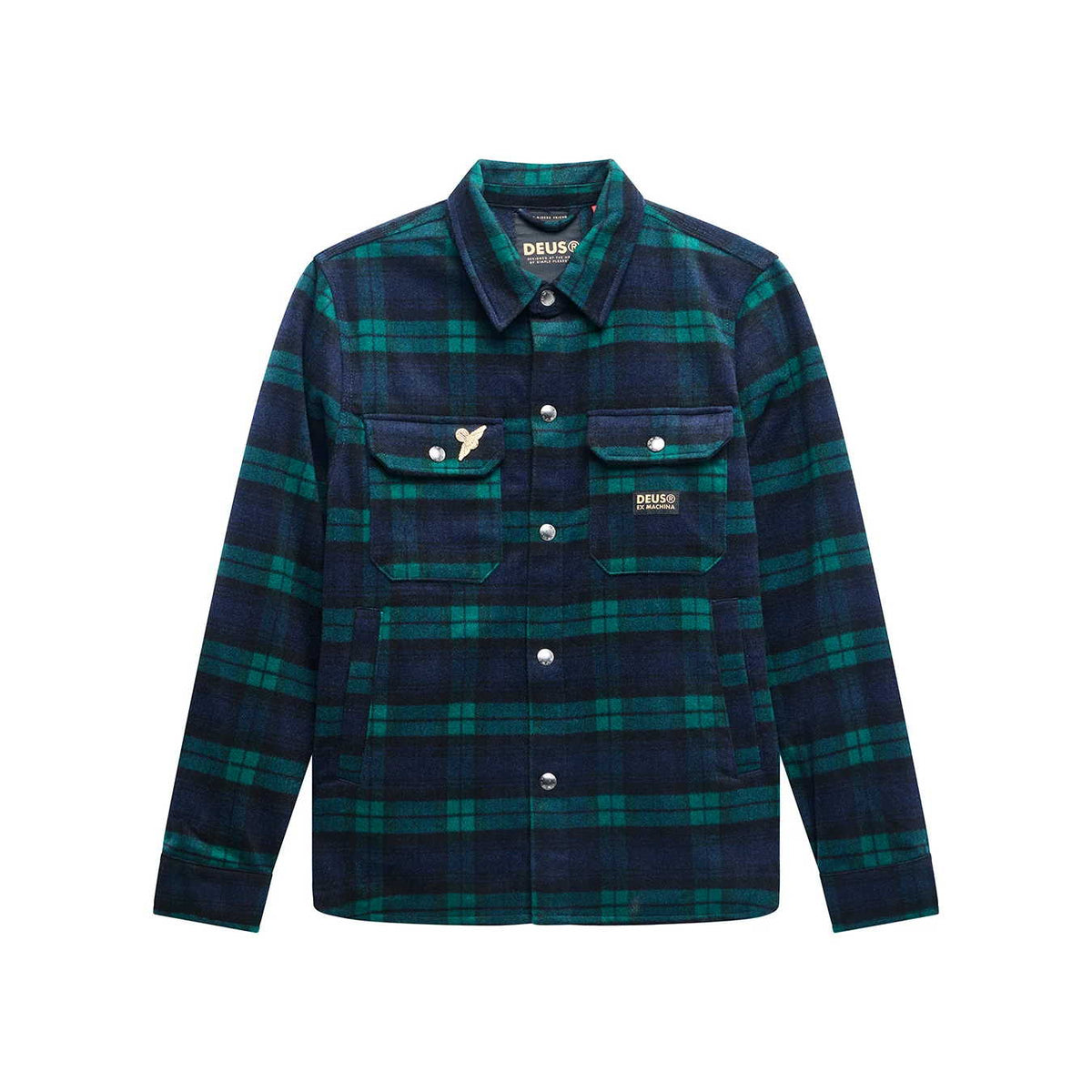 Deus Ex Machina Maxwell Check Shirt Green