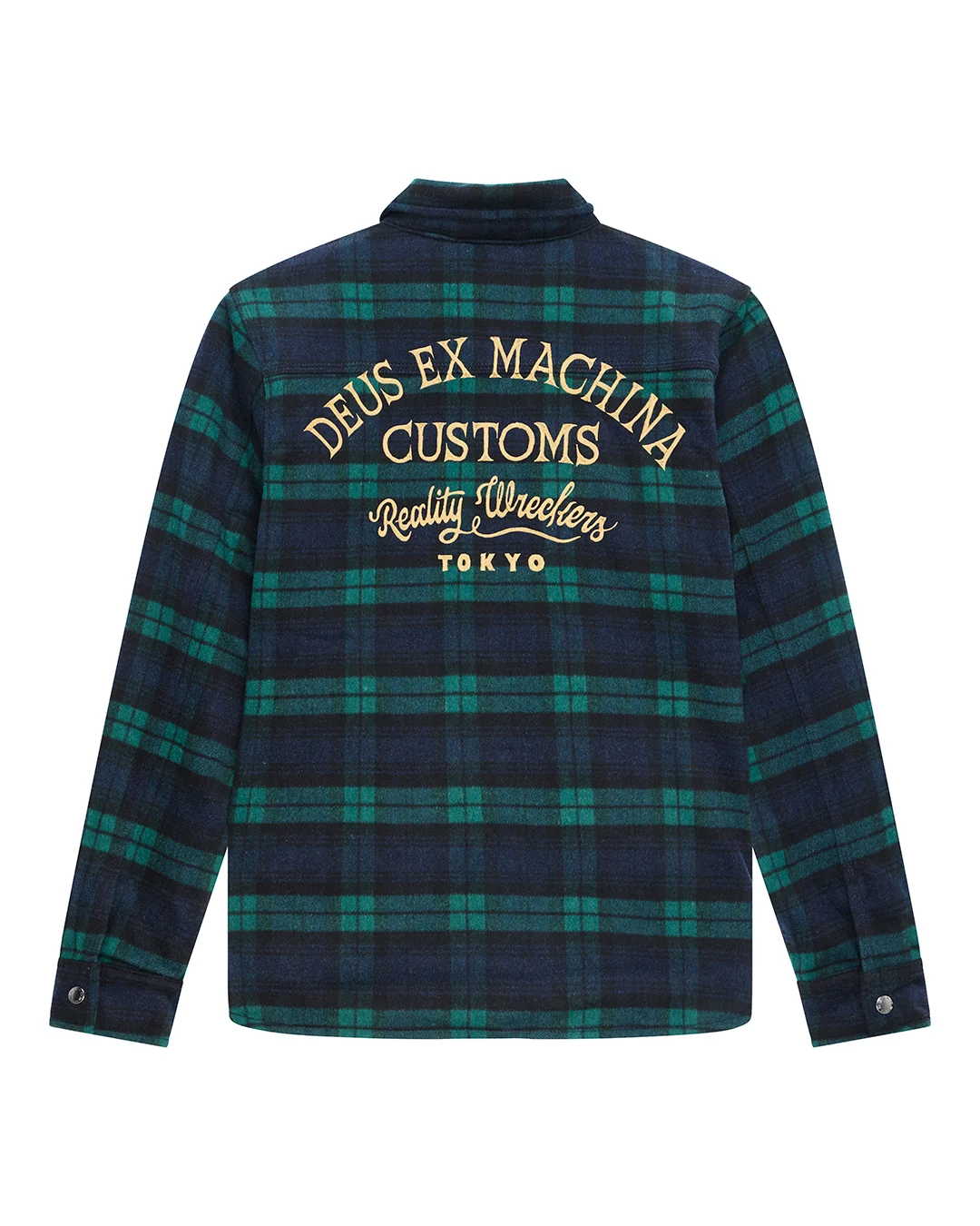 Deus Ex Machina Maxwell Check Shirt Green