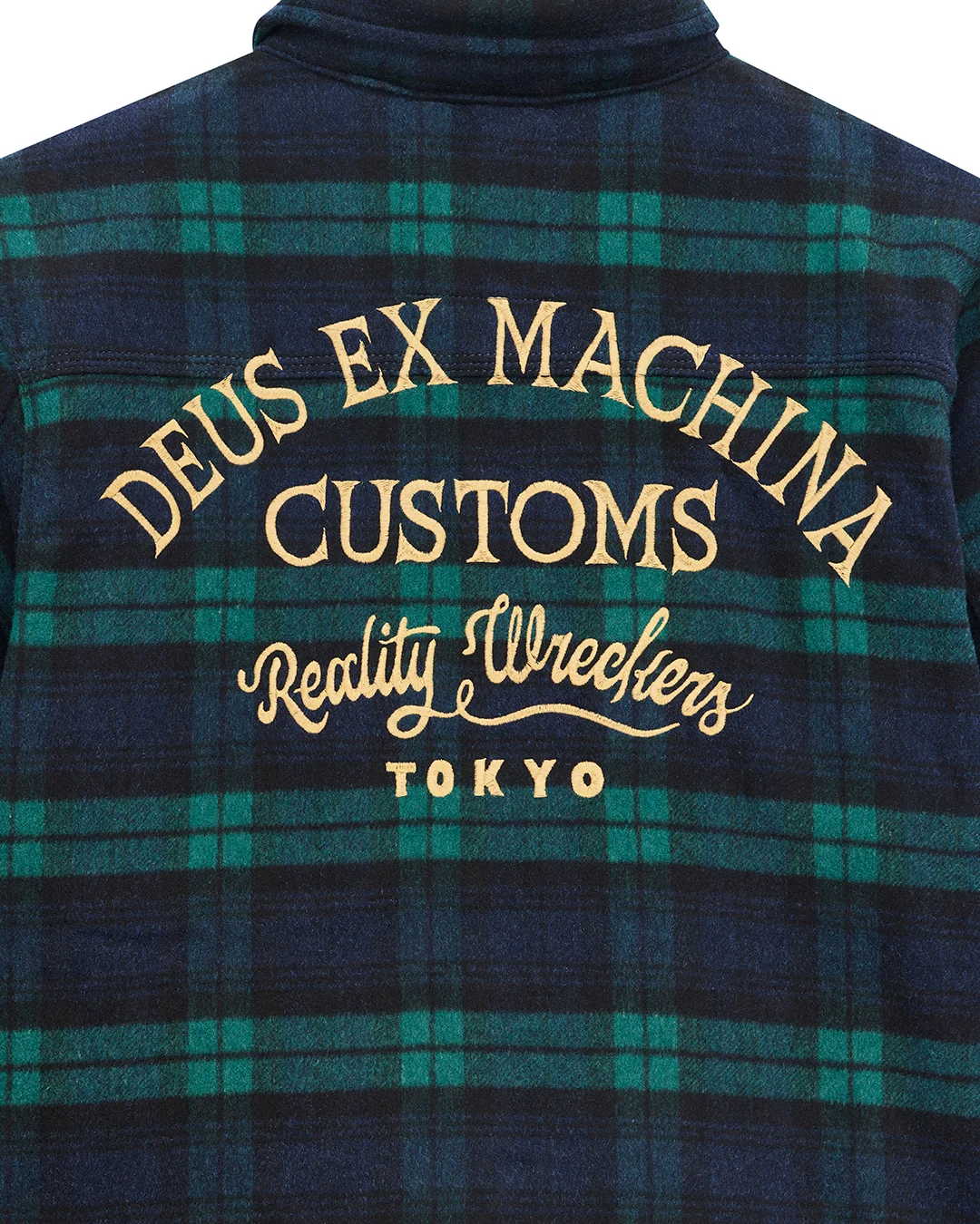 Deus Ex Machina Maxwell Check Shirt Green