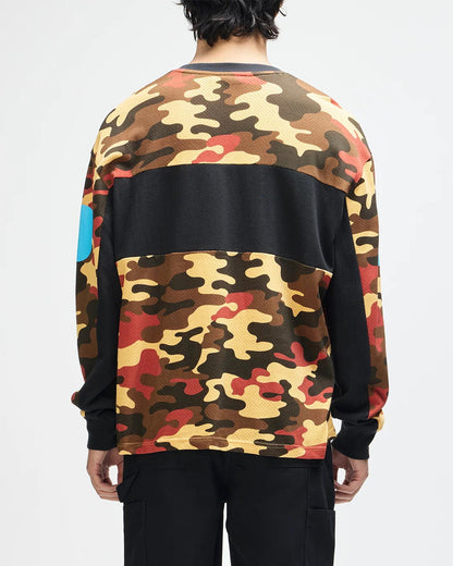 Deus Ex Machina Ombre Moto Jersey Rust Camo