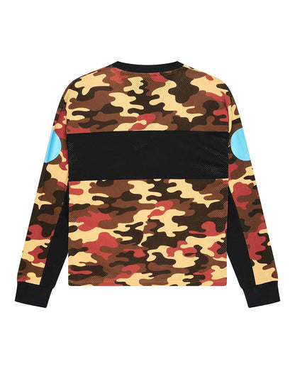 Deus Ex Machina Ombre Moto Jersey Rust Camo