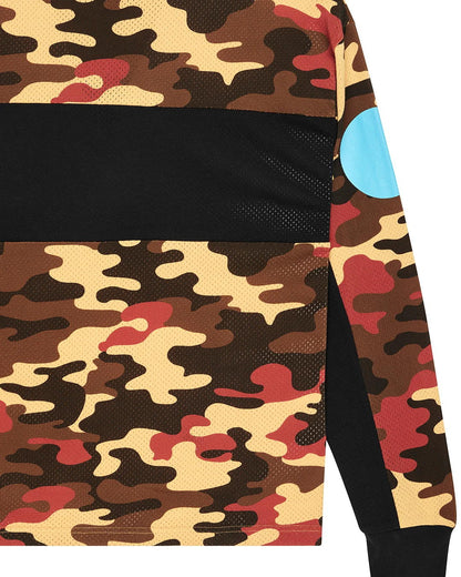 Deus Ex Machina Ombre Moto Jersey Rust Camo