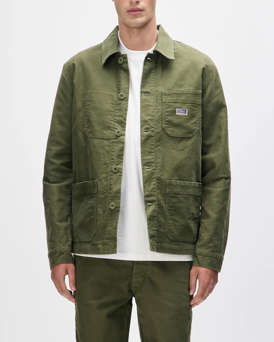 Deus Ex Machina Speedshop Chore Jacket Cypress Green