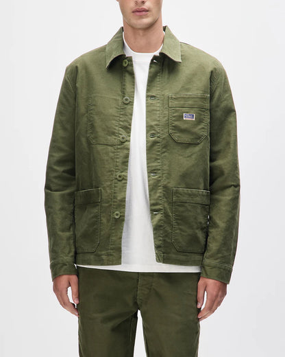 Deus Ex Machina Speedshop Chore Jacket Cypress Green