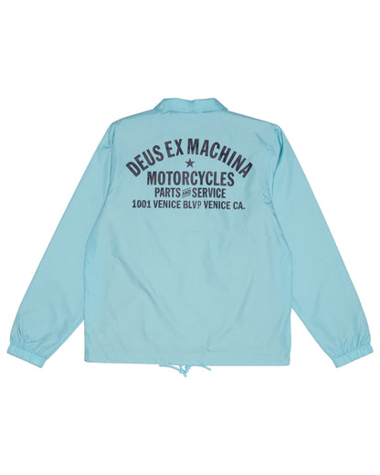 Deus Ex Machina Venice Coach Jacket Sky Blue