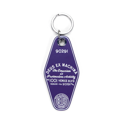 Deus Ex Machina Venice Metal Key Tag Violet Indigo