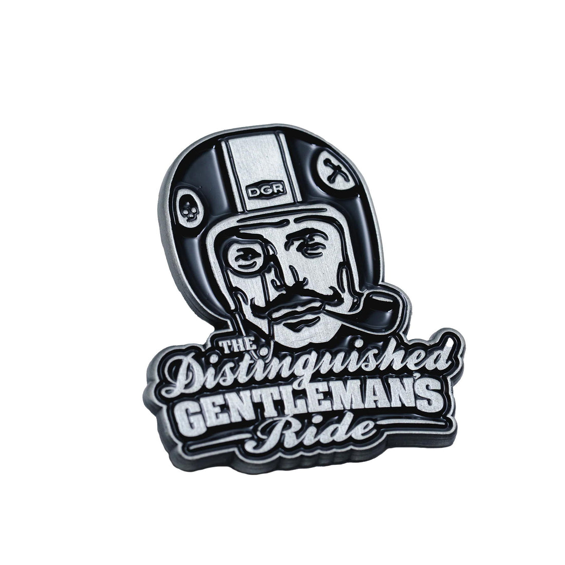 DGR Silversteed Pin Antique Metal