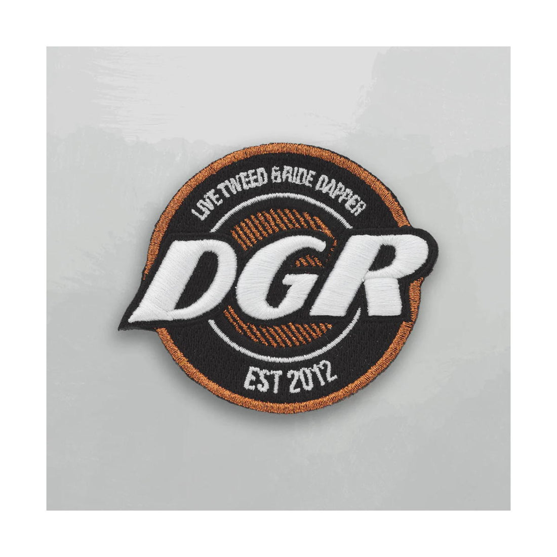 DGR Stamped Logo Patch Black/Gold