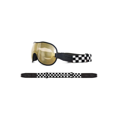Ethen Café Racer Goggles Checkers Black/White