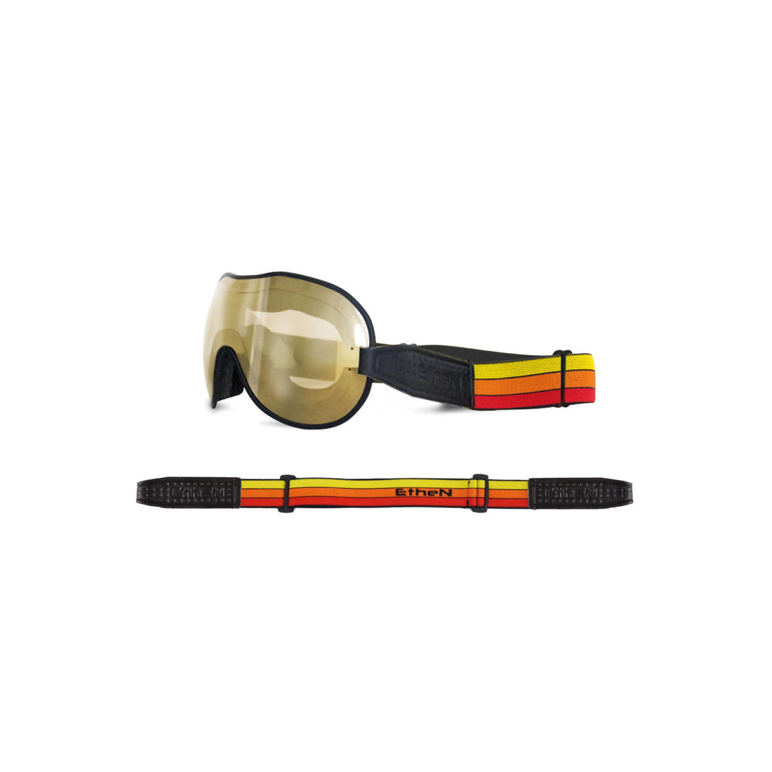 Ethen Café Racer Goggles Orange