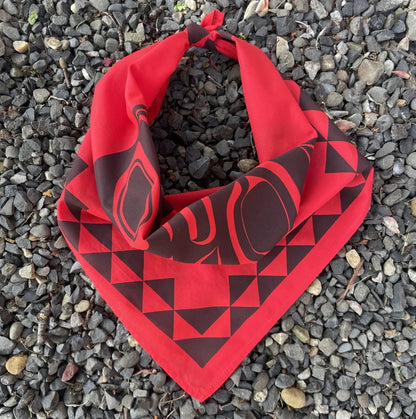 Ginew + Jennifer Younger Raven Bandana Red