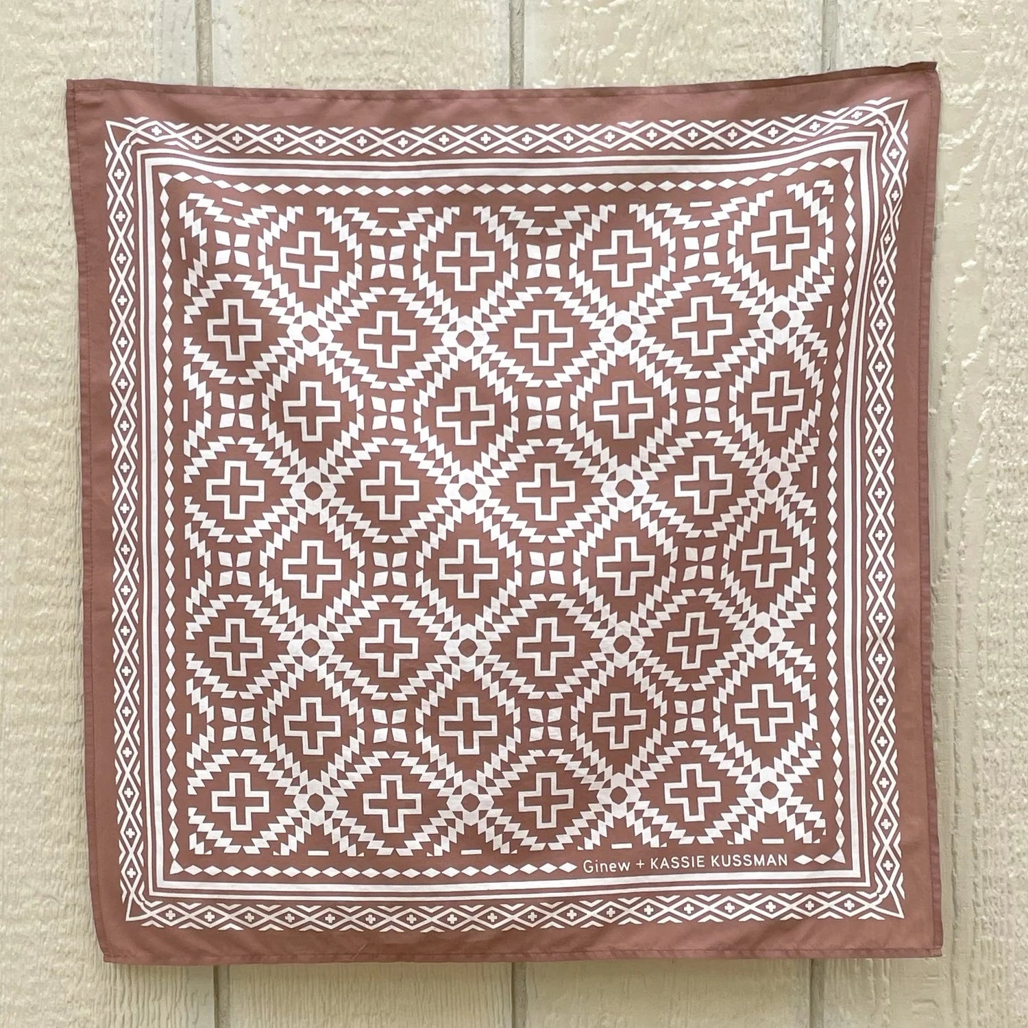 Ginew + Kassie Kussman Stars On the Mountain Bandana Brown
