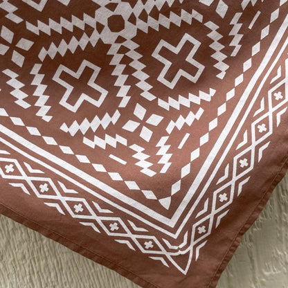 Ginew + Kassie Kussman Stars On the Mountain Bandana Brown