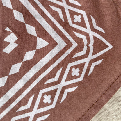 Ginew + Kassie Kussman Stars On the Mountain Bandana Brown