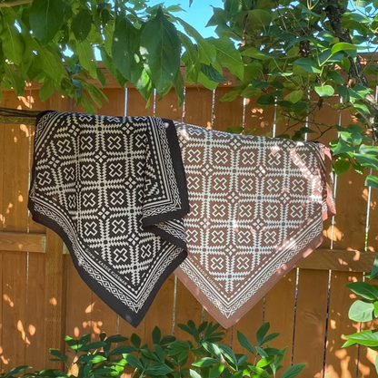 Ginew + Kassie Kussman Star On the Mountain Bandana Black