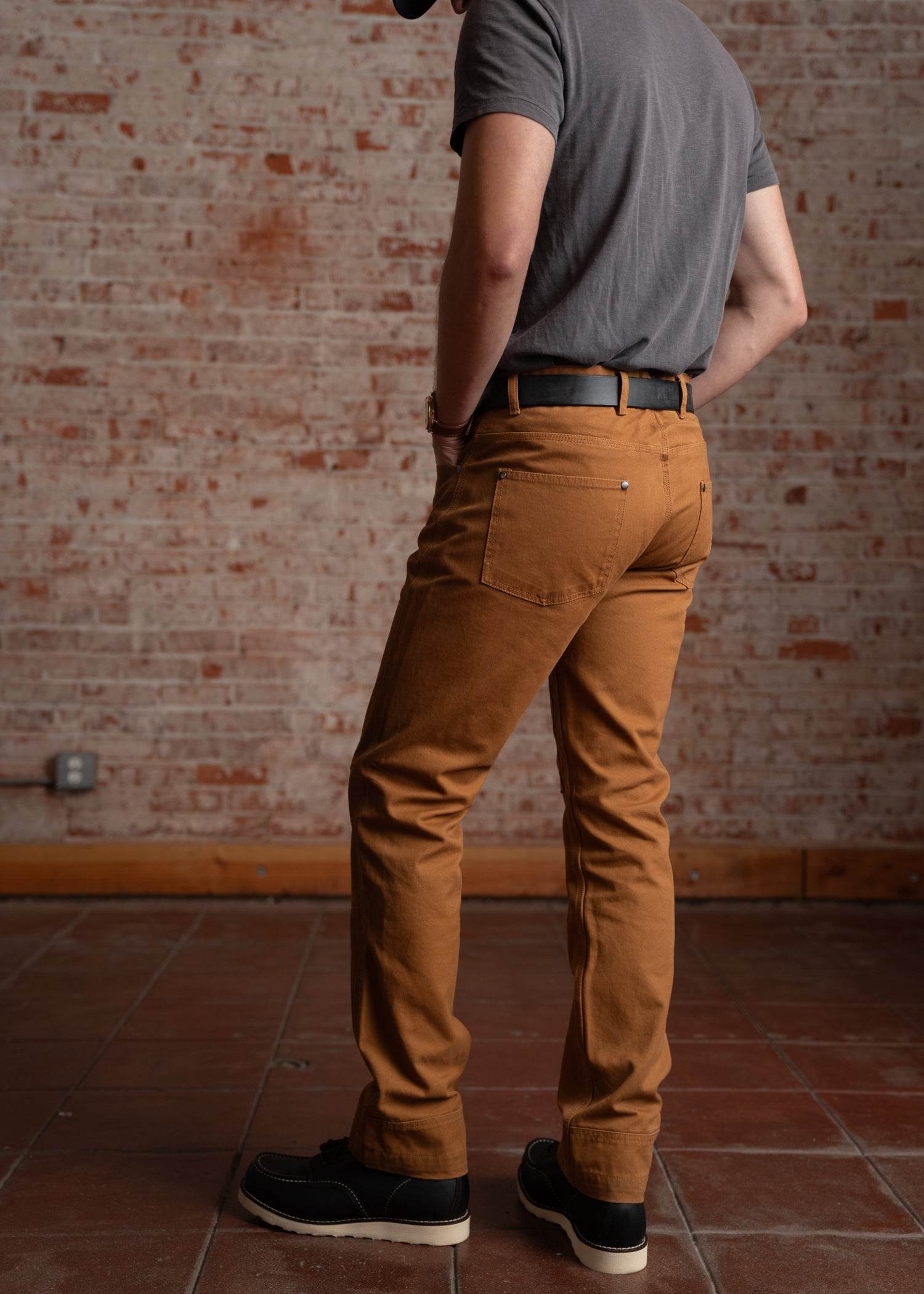 Iron And Resin Anvil Work Pants Cognac