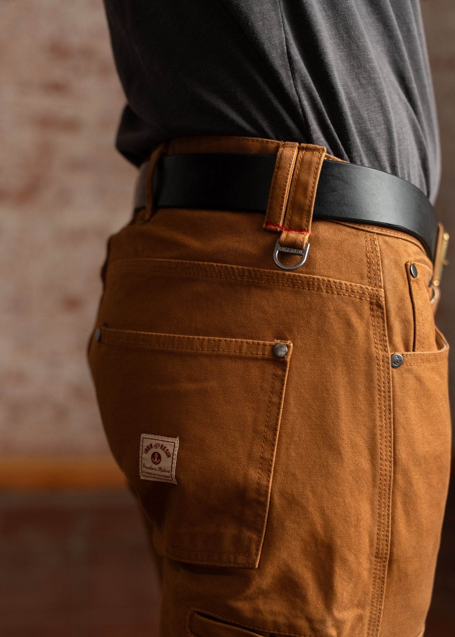 Iron And Resin Anvil Work Pants Cognac