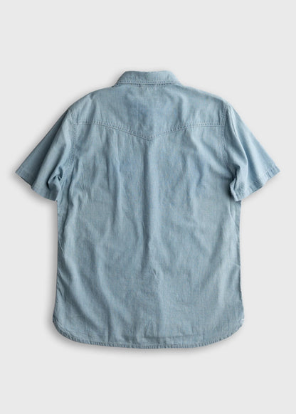 Iron And Resin Badwater Short sleeved Shirt Blue