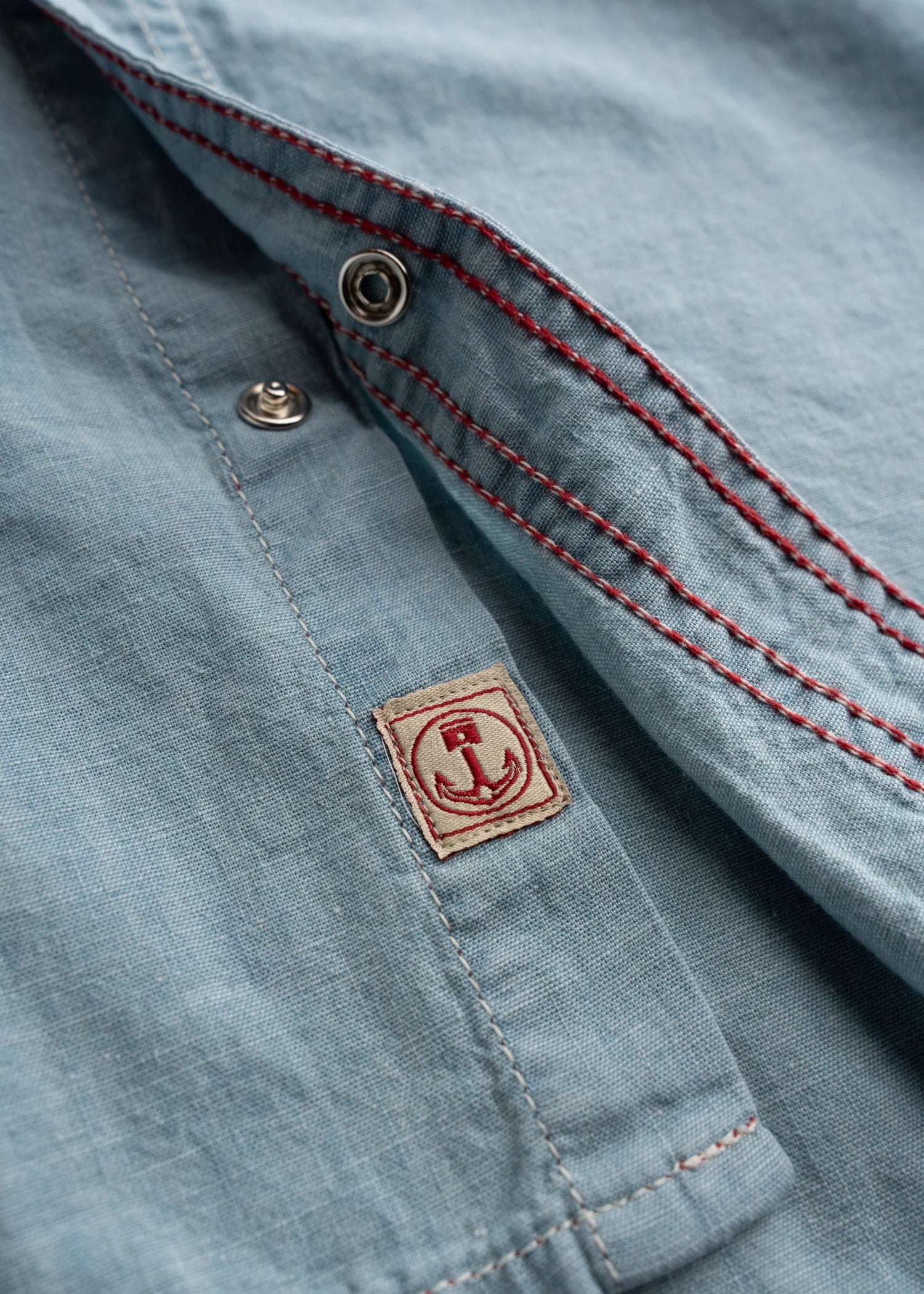 Iron And Resin Badwater Short Sleeved Shirt Blue