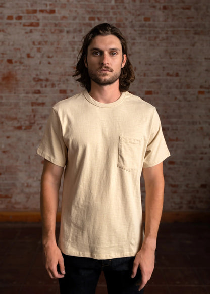 Iron And Resin Bird Pocket Tee Natural