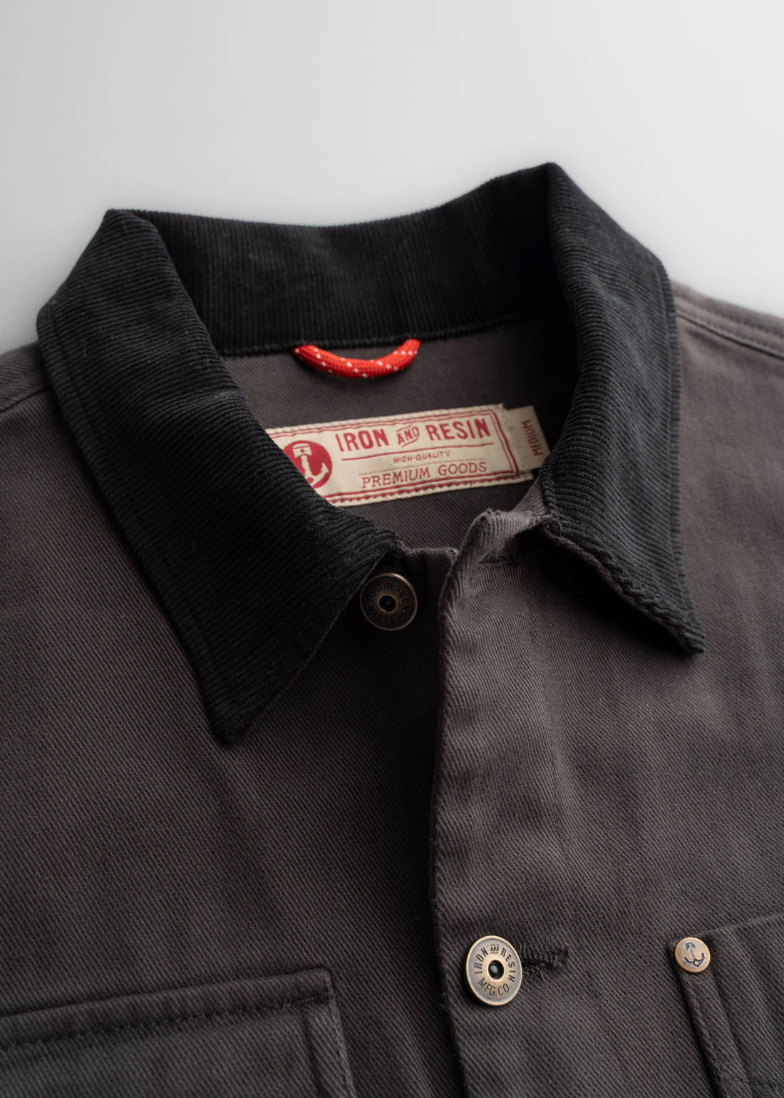 Iron And Resin Bronson Bull Denim Jacket Charcoal