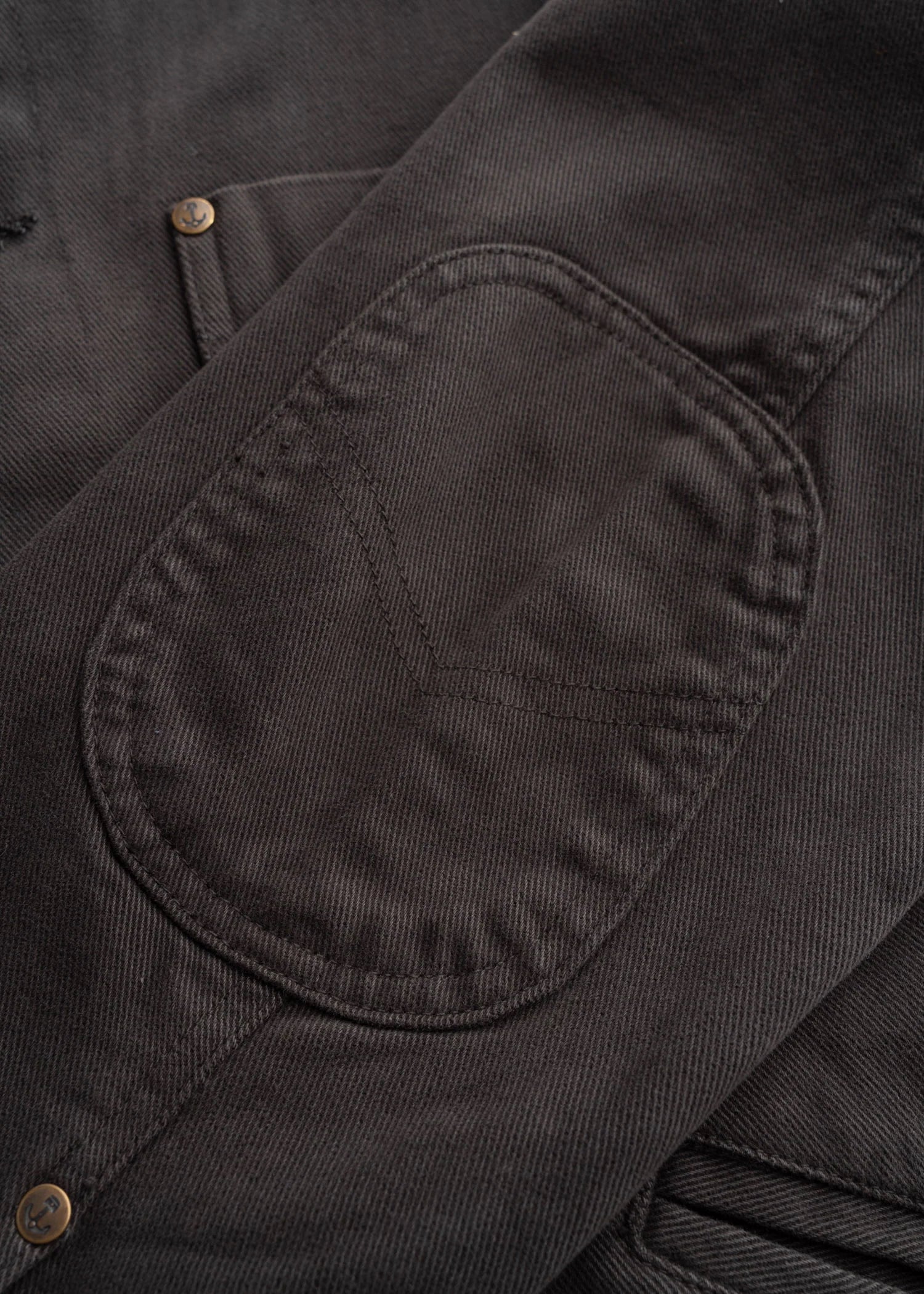 Iron And Resin Bronson Bull Denim Jacket Charcoal