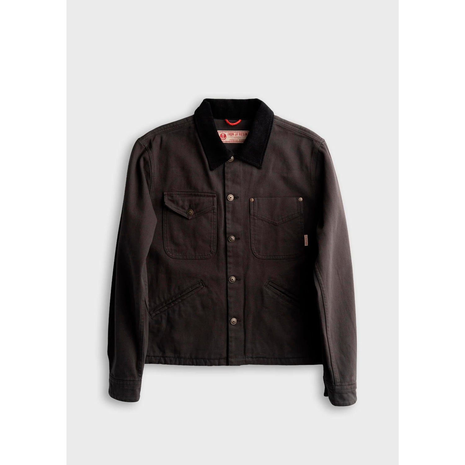 Iron And Resin Bronson Bull Denim Jacket Charcoal