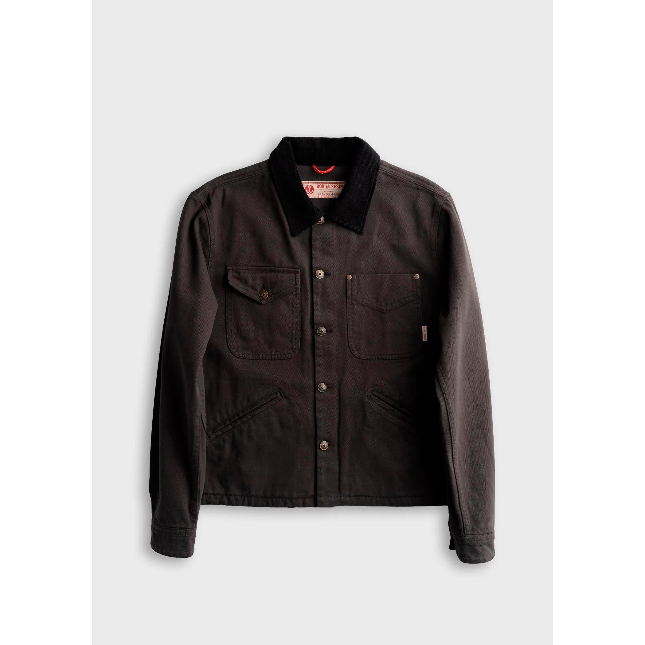 Iron And Resin Bronson Bull Denim Jacket Charcoal