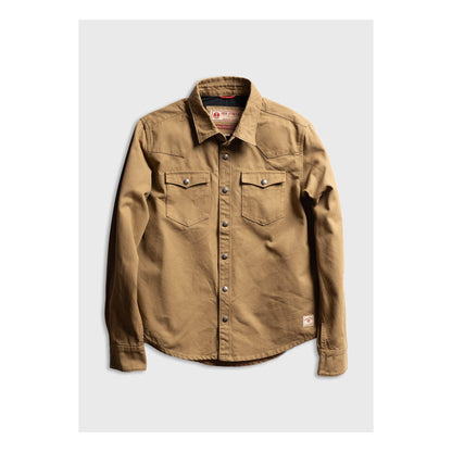 Iron And Resin Fenceline Shirt Field Tan